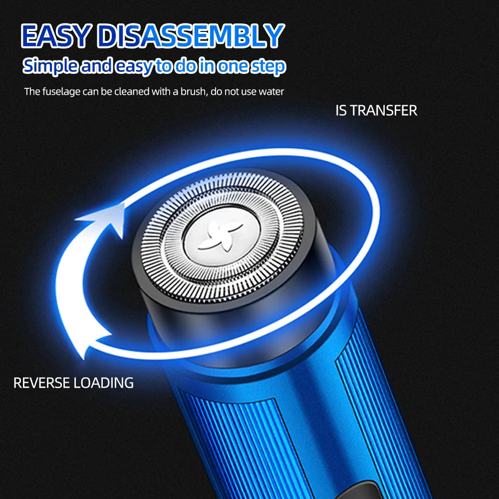 Mini Rechargeable Electric Shaver for Men & Women Travel Razor