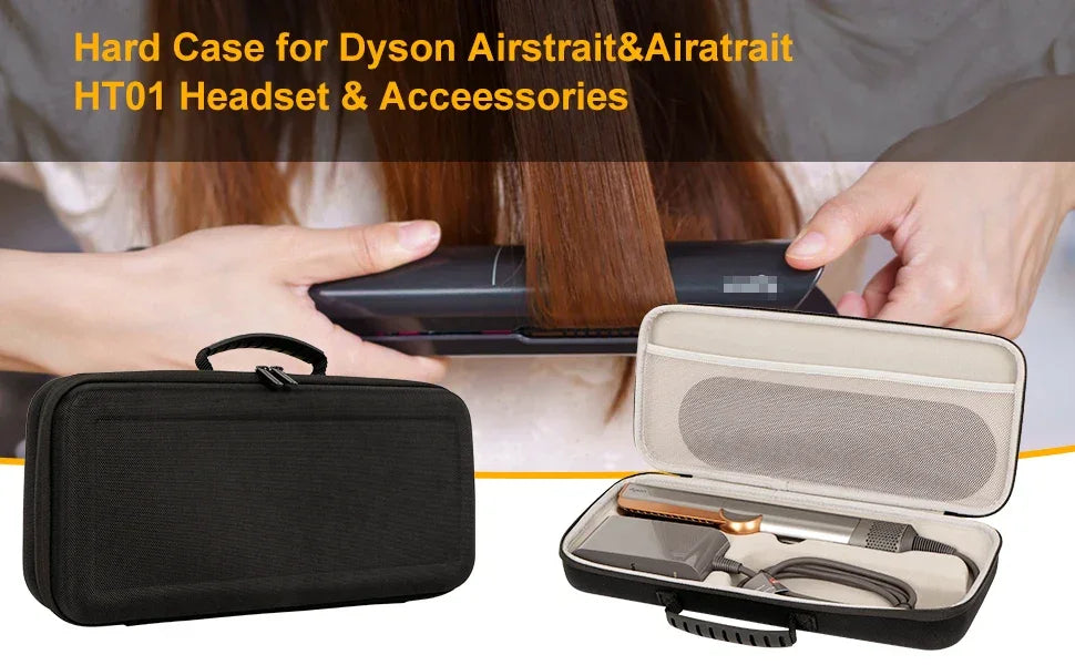 Hard EVA Carrying Case Compatible with Dyson Airstrait HT01 Hair Straightener