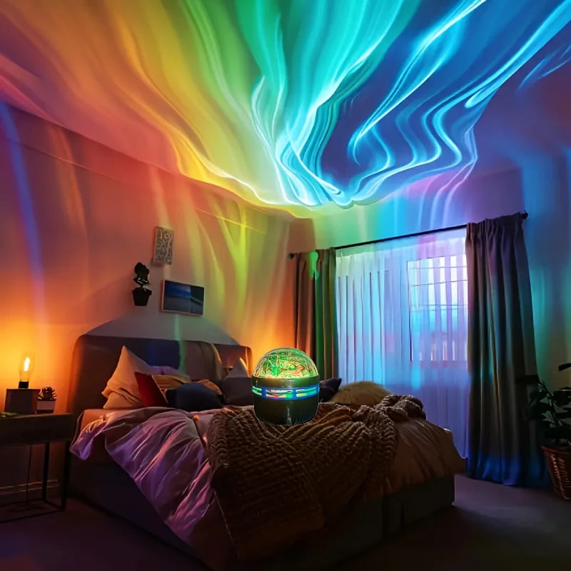 Northern Lights Galaxy Projector with Remote | USB Starry Sky Night Light