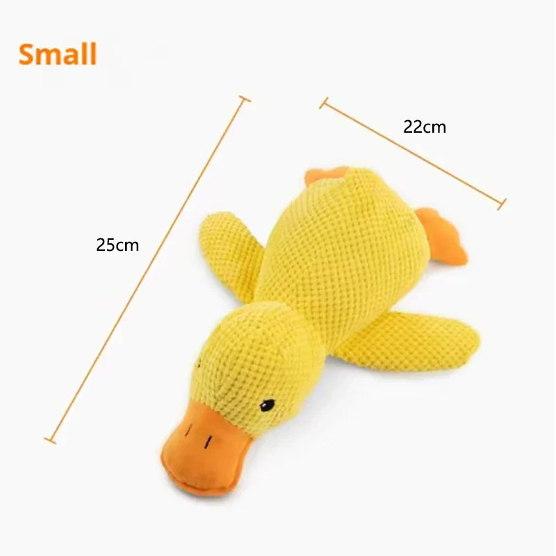 Interactive Plush Stomping Duck Dog Toy for Chewing & Play