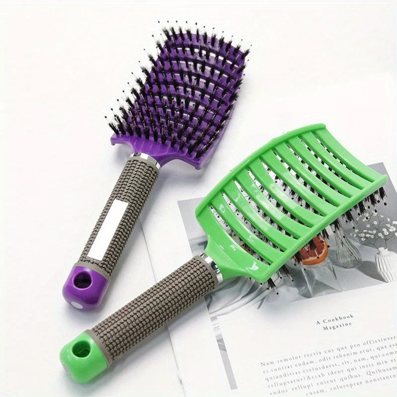 Magic Scalp Massage Detangling Hair Brush for Wet & Curly Hair