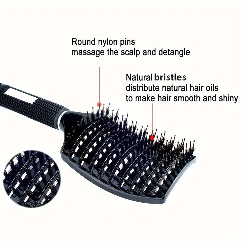Magic Scalp Massage Detangling Hair Brush for Wet & Curly Hair