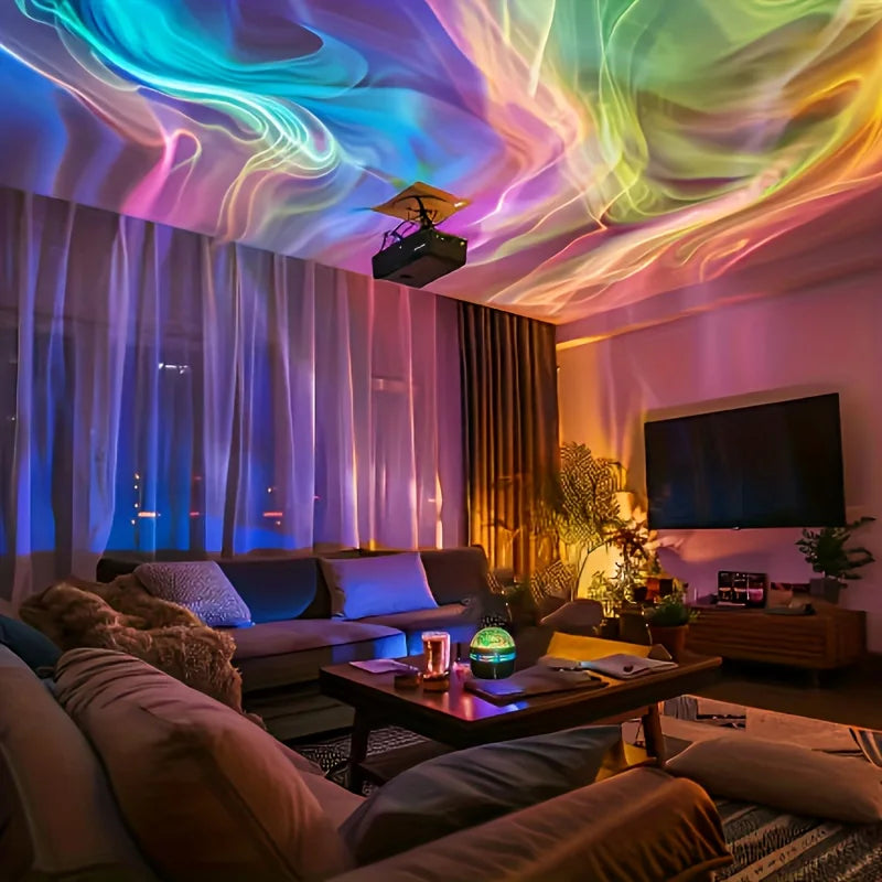 Northern Lights Galaxy Projector with Remote | USB Starry Sky Night Light