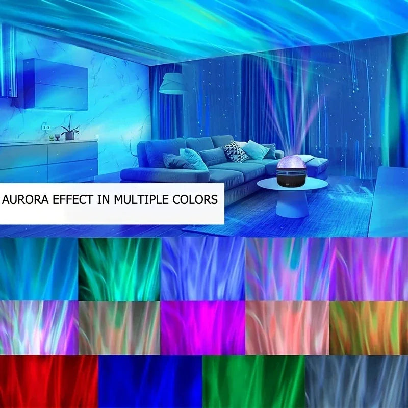 LED Starry Night Sky Aurora Galaxy Projector Light with Remote Control
