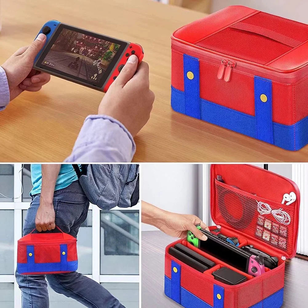 Large Waterproof Carrying Protective Case for Nintendo Switch OLED & NS