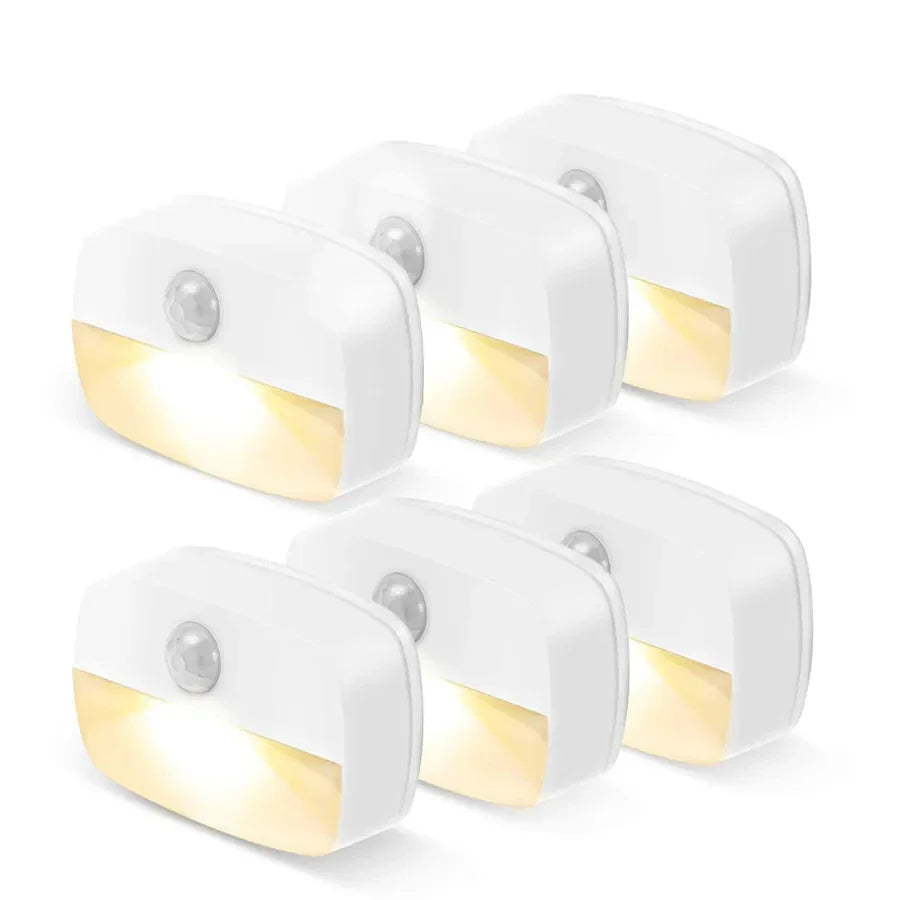 PIR Motion Sensor LED Night Light for Cabinet, Closet & Stairs