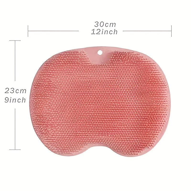 Exfoliating Foot Brush & Back Scrubber with Anti-Slip Suction Cups
