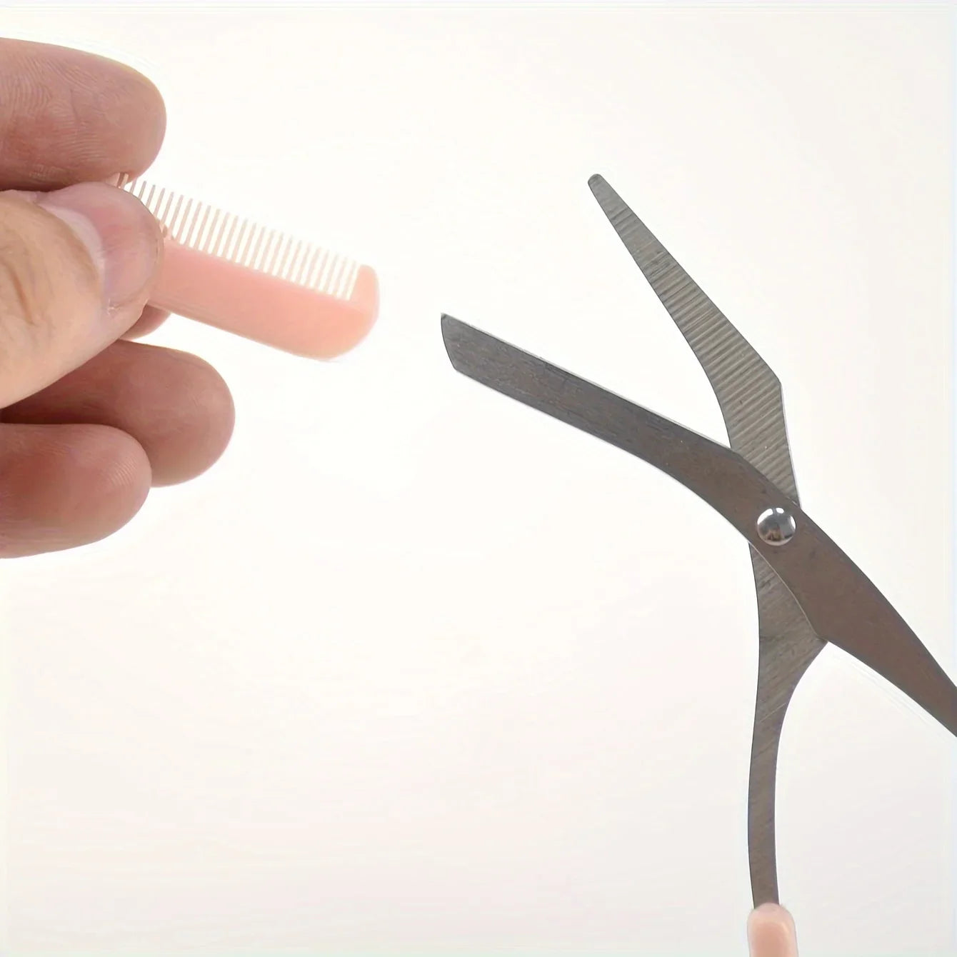Stainless Steel Eyebrow Razor Scissor Trimmer for Beginners