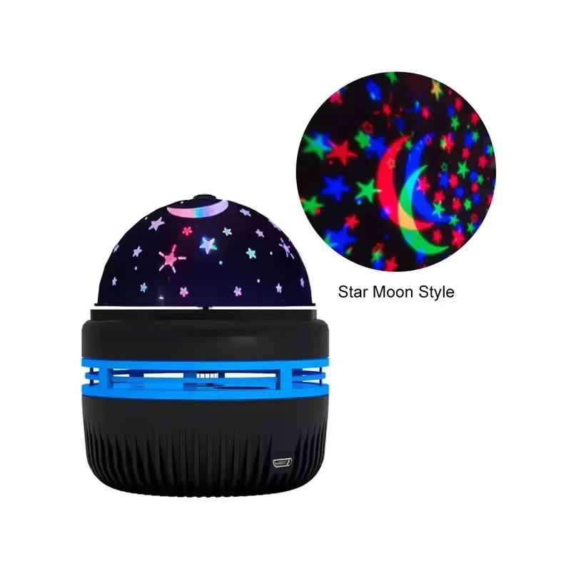 Galaxy Star Projector Night Light with RGB Magic Ball USB Lamp