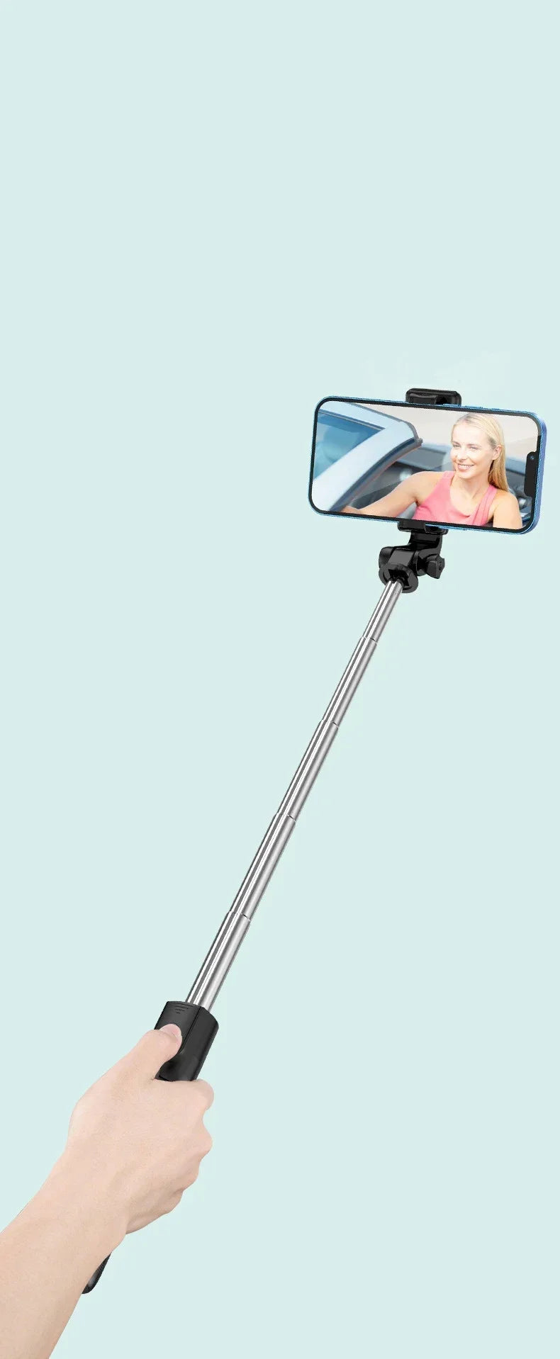 3-in-1 Extendable Bluetooth Selfie Stick Tripod with Wireless Remote for Smartphones