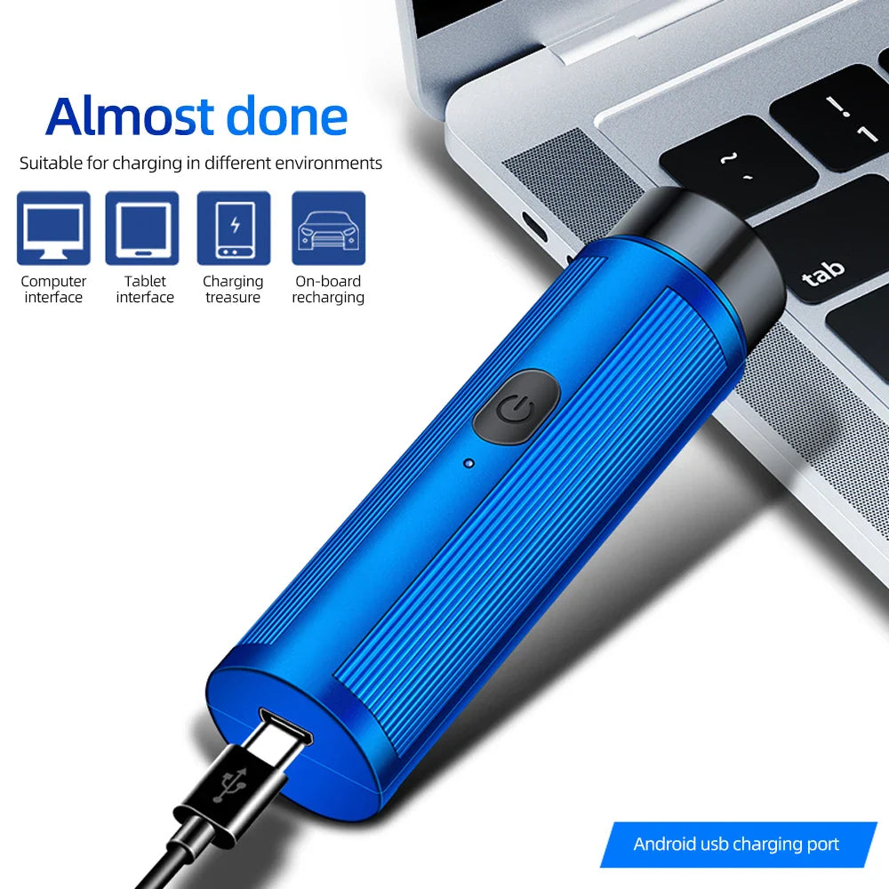Mini Rechargeable Electric Shaver for Men & Women Travel Razor