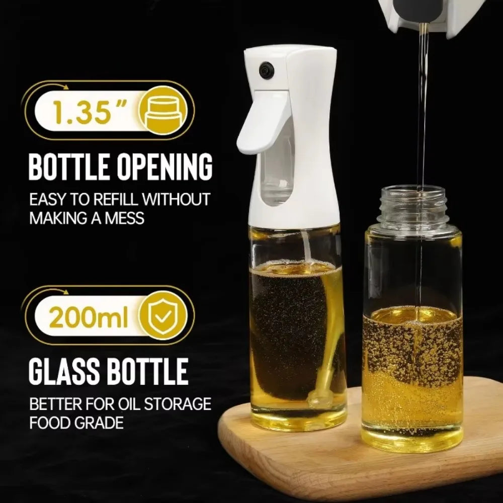 Reusable Olive Oil Sprayer Bottle for Cooking, Salad, Air Fryer & Vinegar