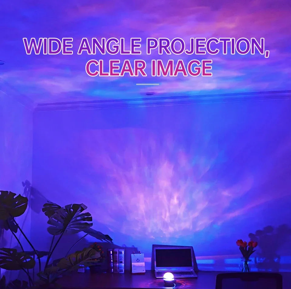 LED Northern Lights Star Projector with Remote