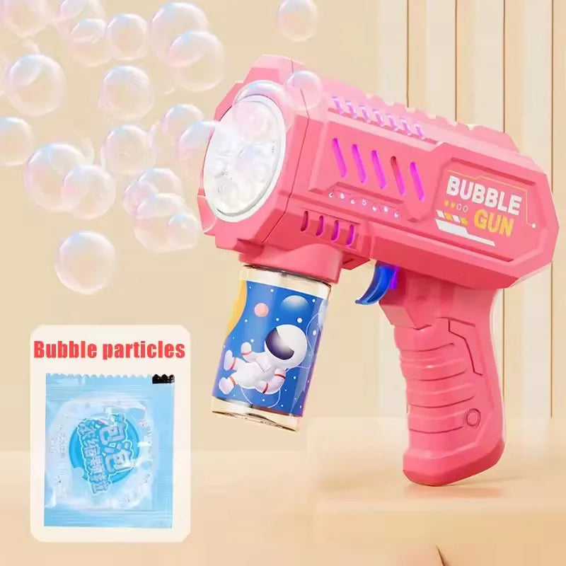 🚀 Fully Automatic Rocket Bubble Gun | Outdoor Bubble Blower Machine ✨
