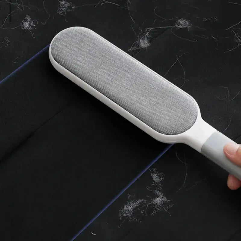 Double-Sided Reusable Pet Hair Remover Lint Brush for Clothes & Furniture