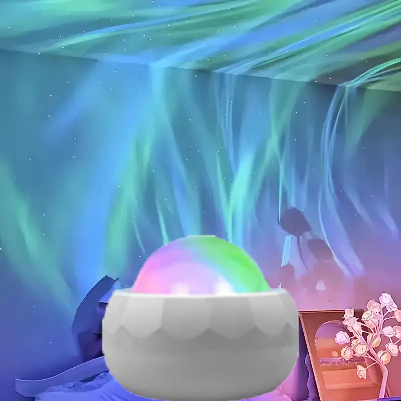 LED Aurora Galaxy Projector Night Light with Remote