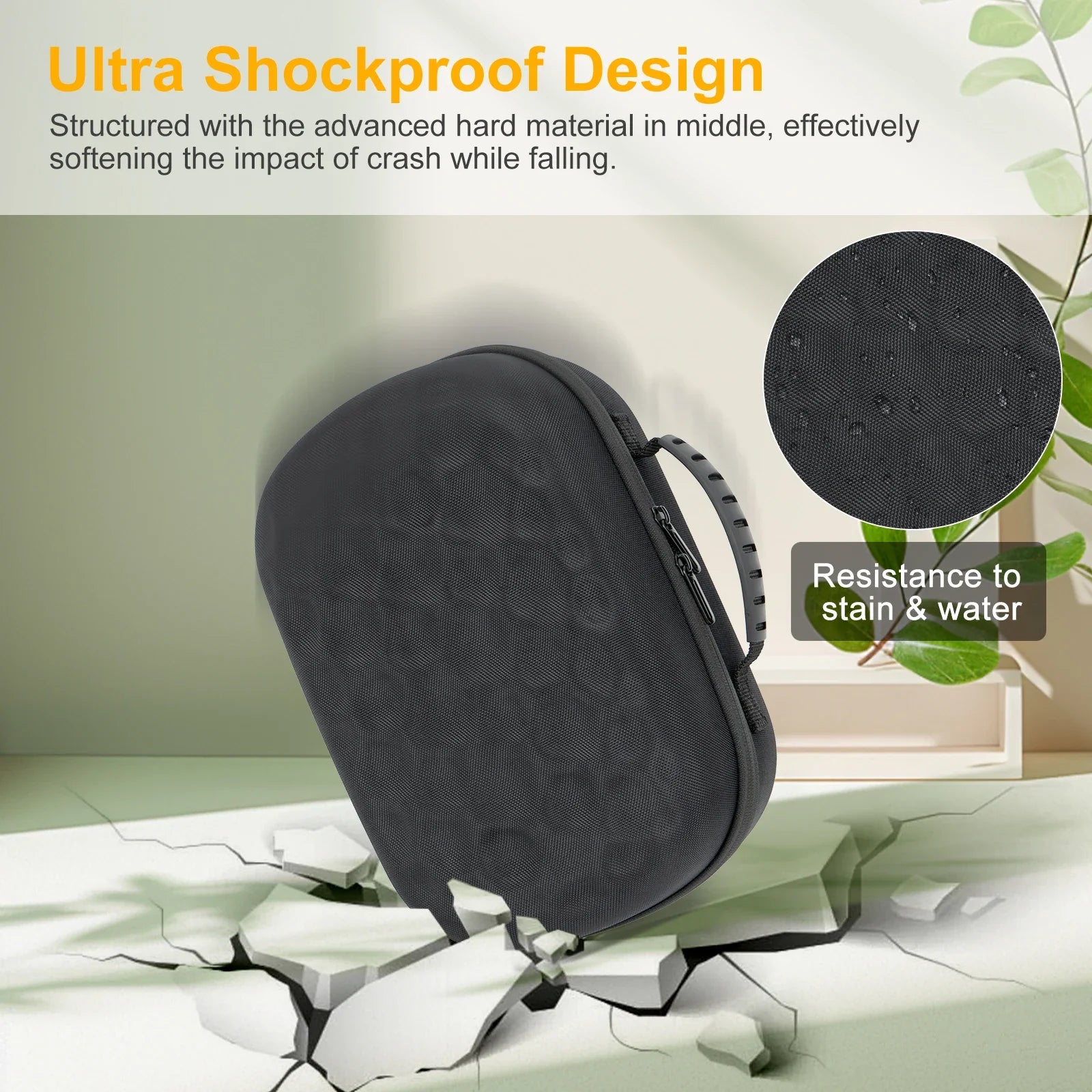 Hard Carrying Case Compatible with Meta Quest 3, Quest 3S and Quest 2 VR Accessories