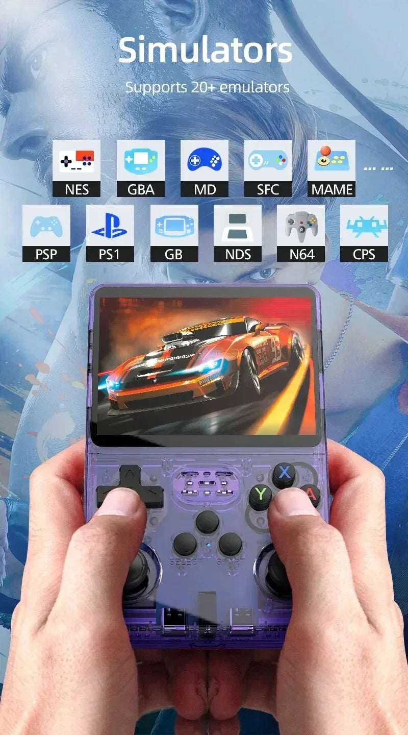 R36S Retro Handheld Game Console with 3.5-Inch IPS Screen Linux System