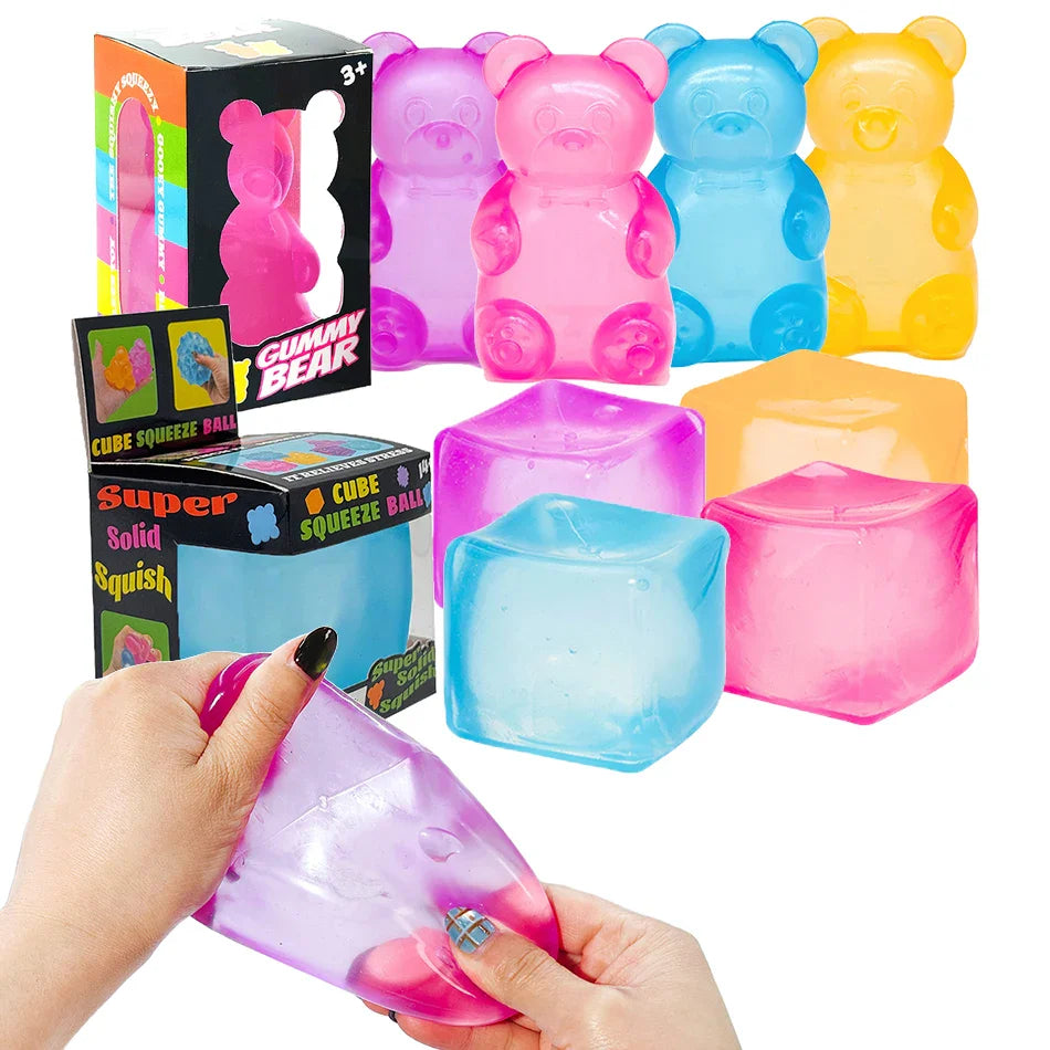 Needoh Nice Cube Sensory Fidget Toy - Stress Relief & Focus Gadget
