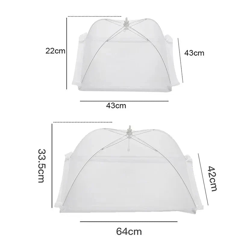 Foldable Washable Mesh Food Cover Tent for Table, Dish & Kitchen Insect Protection