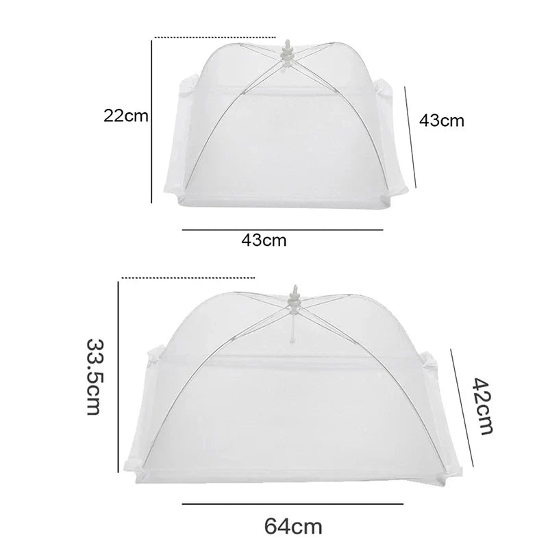 Foldable Washable Mesh Food Cover Tent for Table, Dish & Kitchen Insect Protection