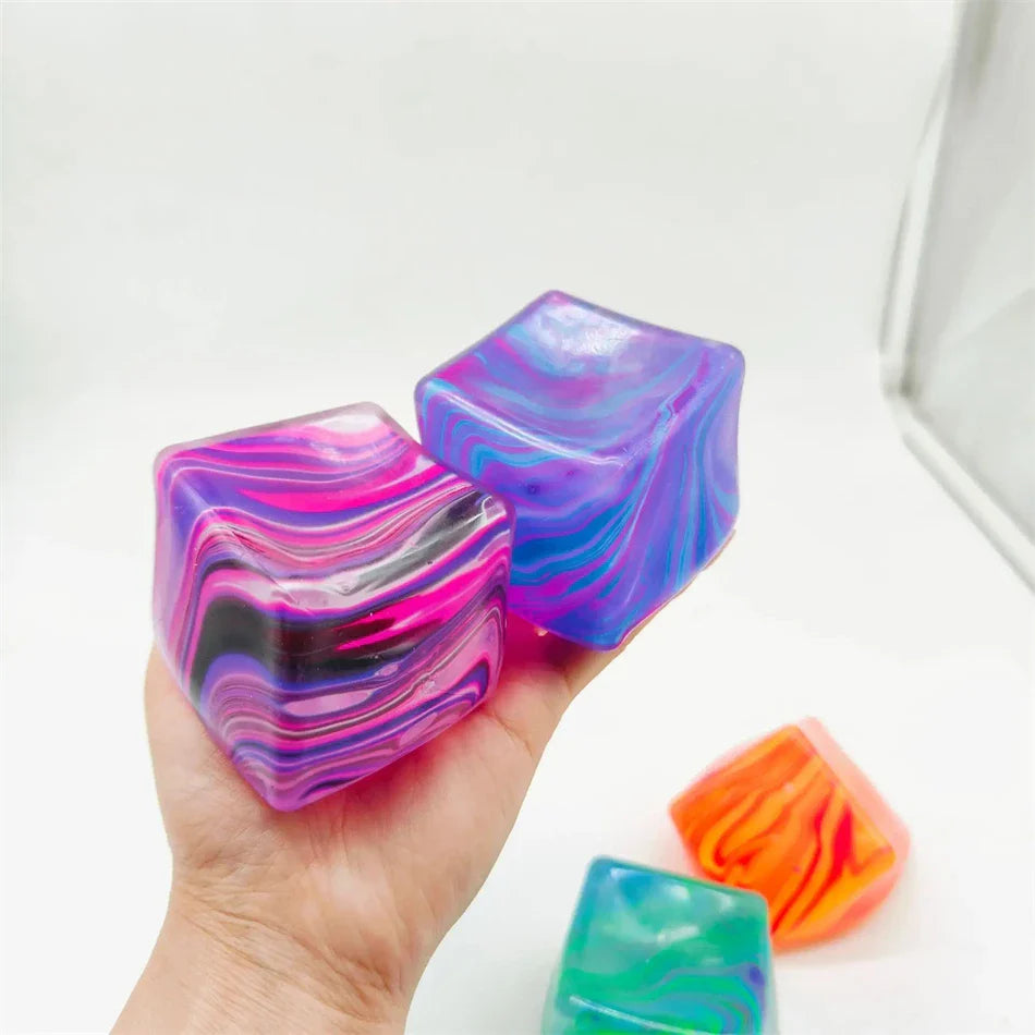 Soft Ice Ball Gel Fidget Toy - Needoh Cube Anti-Stress Sensory Toy