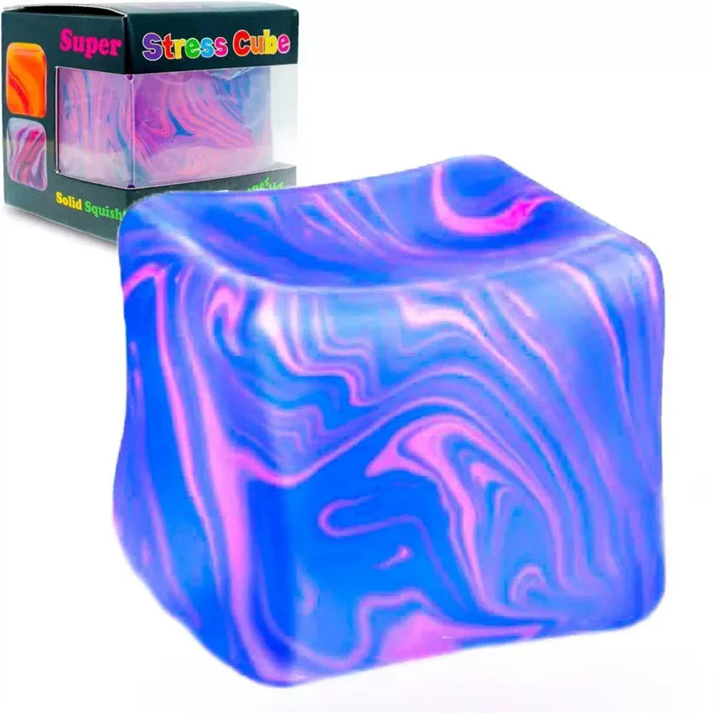 Soft Ice Ball Gel Fidget Toy - Needoh Cube Anti-Stress Sensory Toy