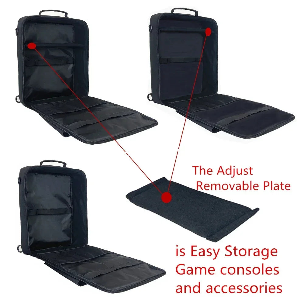 Portable PS5 Travel Carrying Case Storage Bag for PlayStation 5 Accessories
