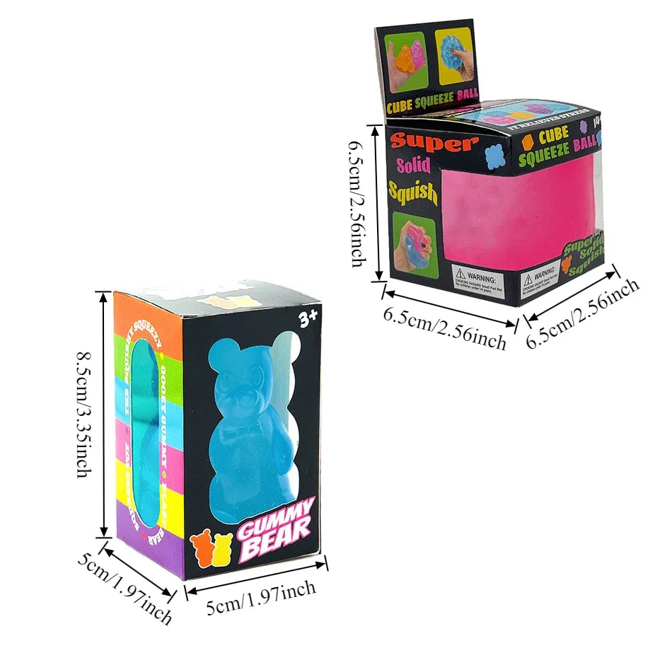 Needoh Nice Cube Sensory Fidget Toy - Stress Relief & Focus Gadget