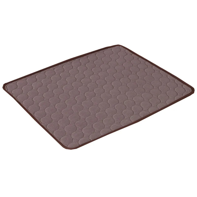 Cooling Pet Mat for Dogs & Cats, Summer Cold Bed Pad, Washable Non Slip Pet Sleeping Mat