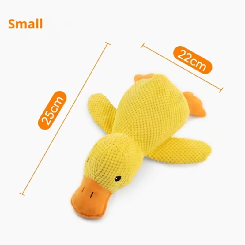 Interactive Plush Stomping Duck Dog Toy for Chewing & Play