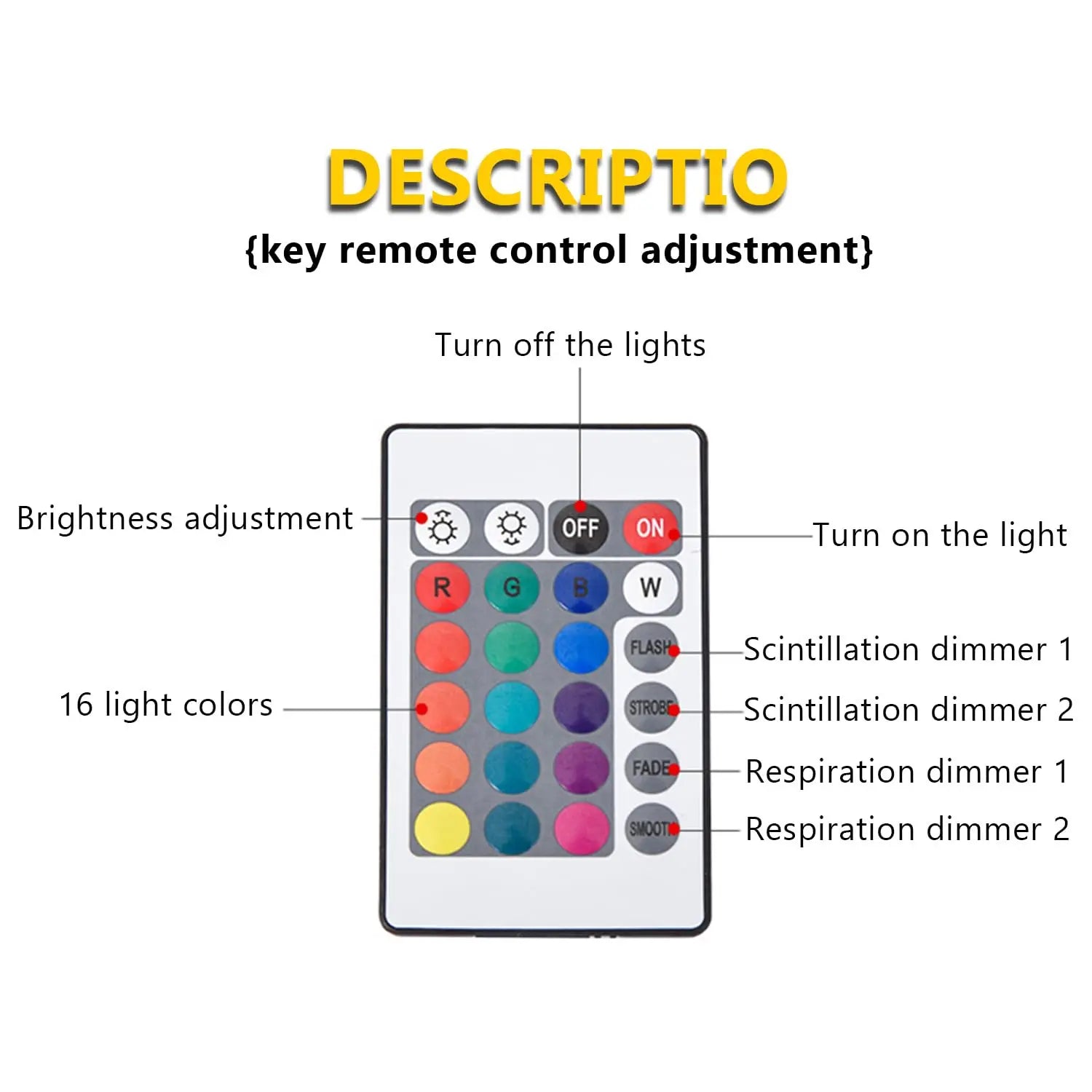 16-Color Ocean Wave Aurora Projector Lamp with Remote