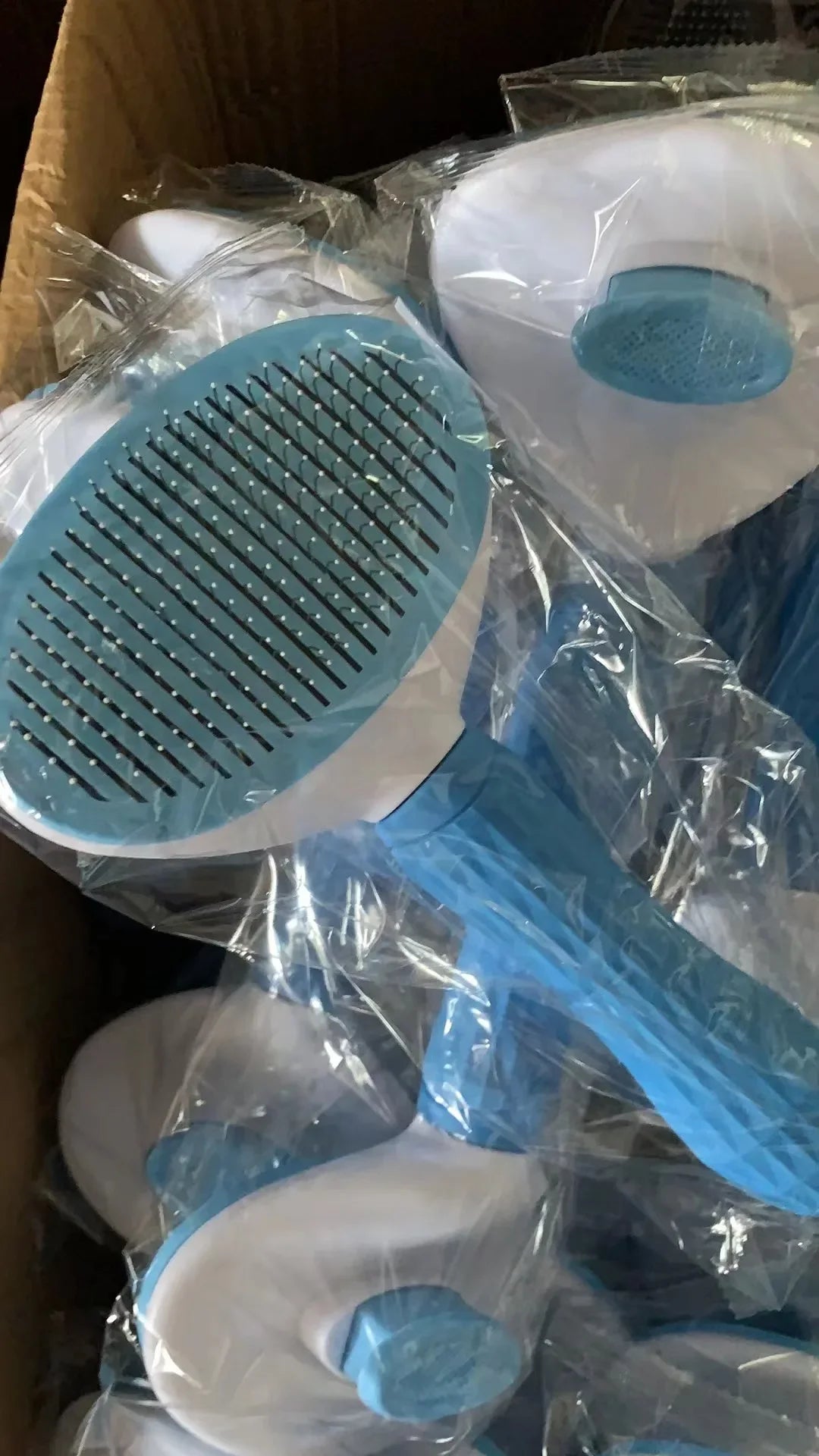 Pet Grooming Comb - Stainless Steel Brush for Dogs & Cats | Detangles Long Hair & Removes Loose Fur