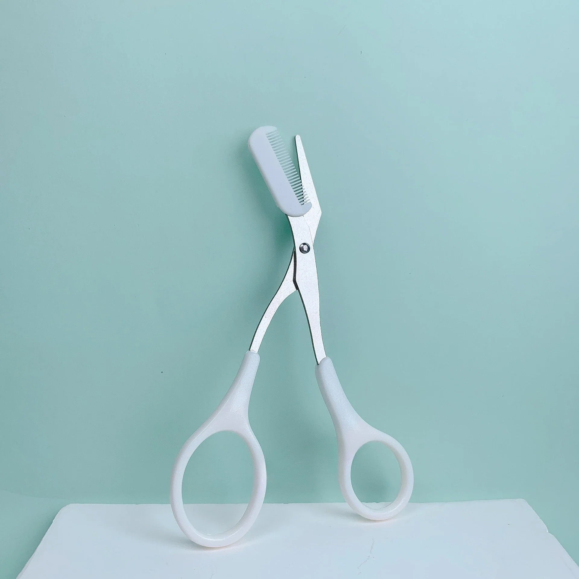 Stainless Steel Eyebrow Razor Scissor Trimmer for Beginners
