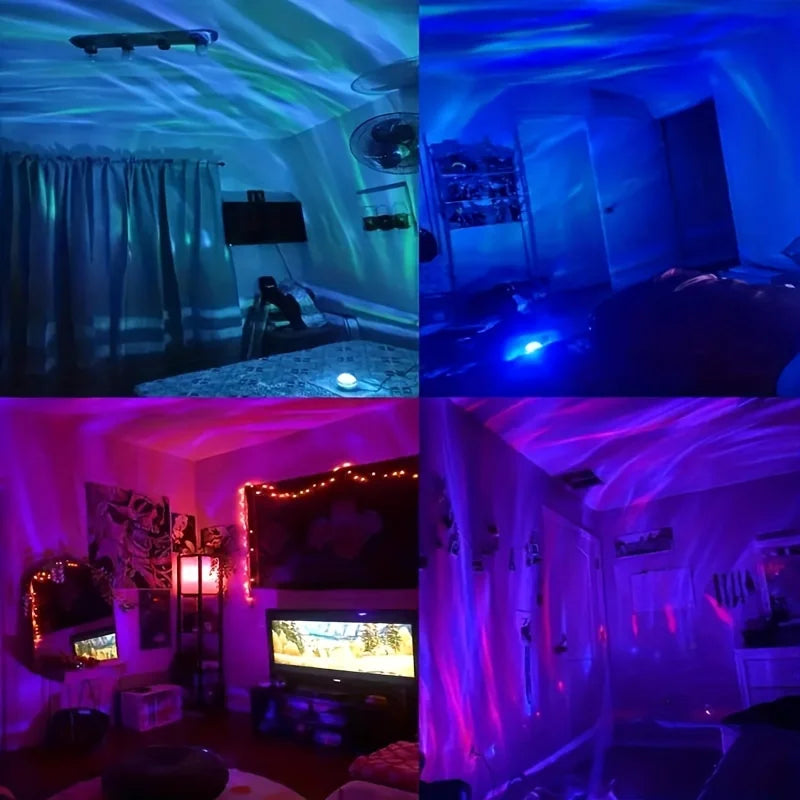 LED Starry Night Sky Aurora Galaxy Projector Light with Remote Control