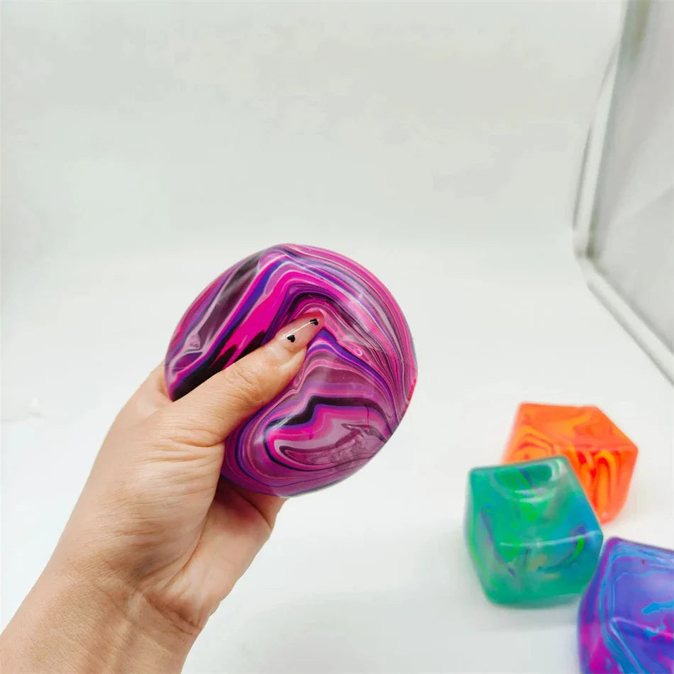 Soft Ice Ball Gel Fidget Toy - Needoh Cube Anti-Stress Sensory Toy